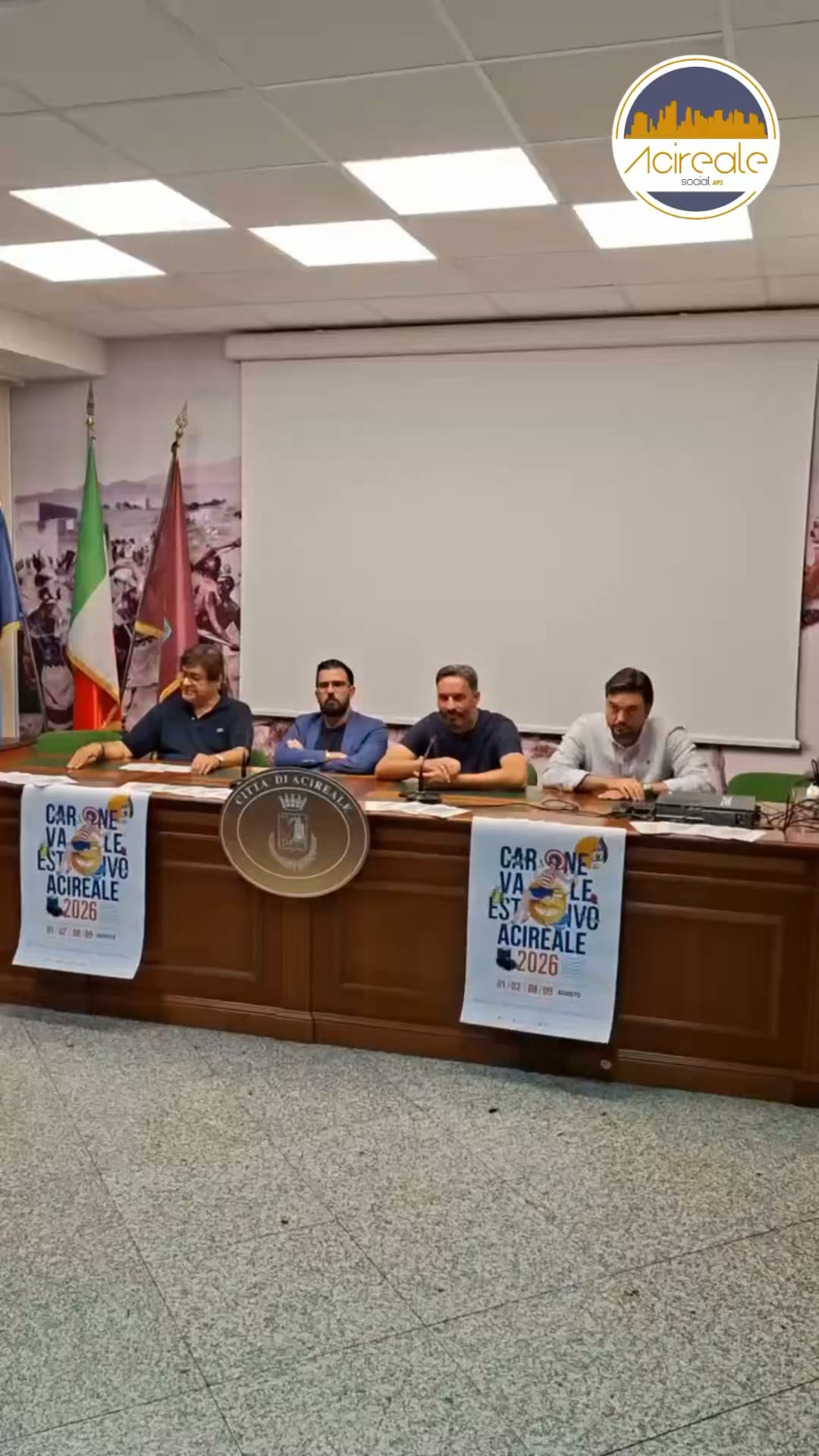 Scopri di più sull'articolo ACIREALE, PRESENTATO IL CARNEVALE ESTIVO 2026: QUATTRO SERATE DI SPETTACOLO E LA NOTTE DEI BOZZETTI