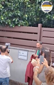 ACIREALE. NASCE VIA SANDRO NICOLOSI. LE IMMAGINI DELL'EVENTO INAUGURALE.