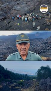 ETNA, COLATE LAVICHE IN RALLENTAMENTO NELLA VALLE DEL BOVE.