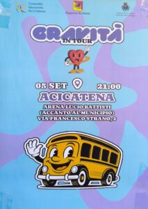 GRAVITÀ SABATO AD ACI CATENA.