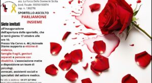 ACIREALE – NASCE LO SPORTELLO ASCOLTO “PARLIAMONE INSIEME”: UN SOSTEGNO PER CHI AFFRONTA LE DIFFICOLTÀ DELLA VITA