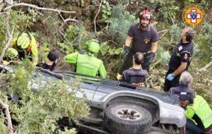 ETNA SUD, FUORISTRADA PRECIPITA IN UN DIRUPO A RAGALNA: SOCCORSO E RECUPERATO UN 77ENNE.